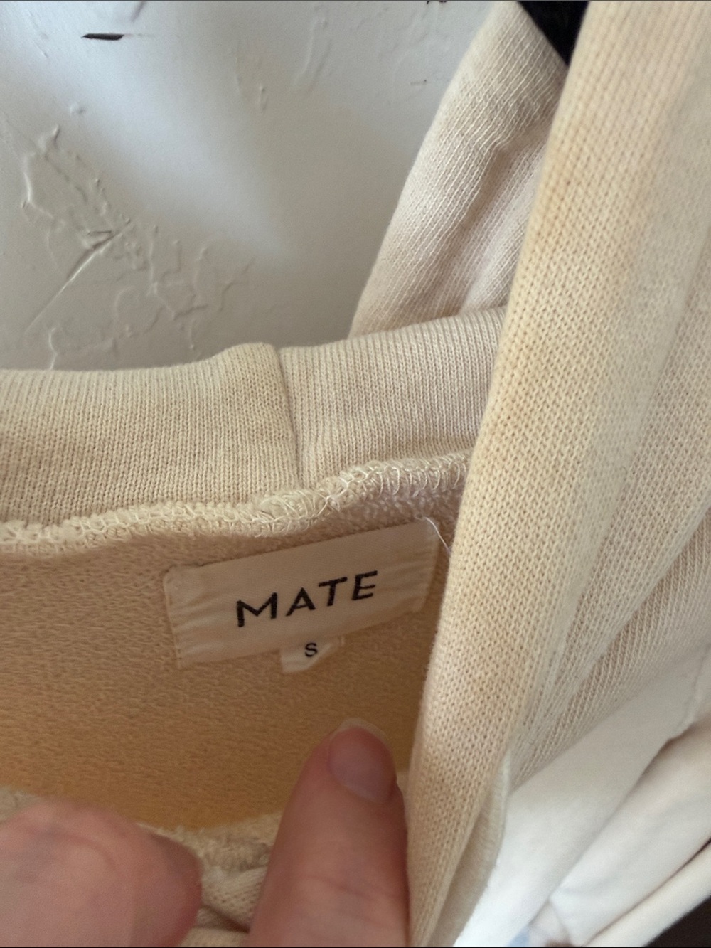 Mate the Label Hoodie - Cream - Picture 5 of 5